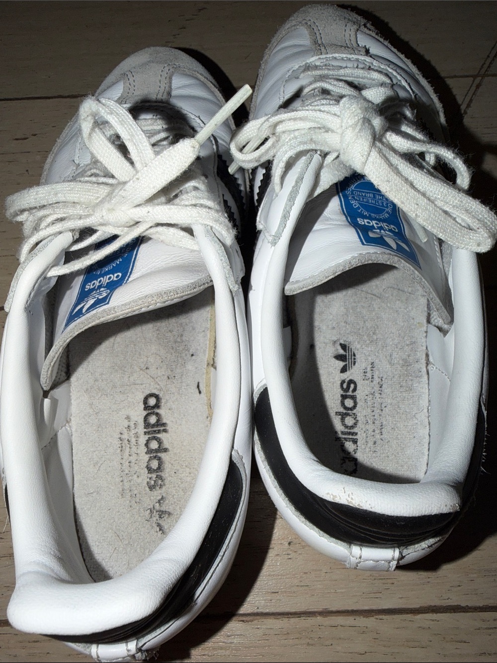 Adidas Samba OG White and Black Shoes - Picture 5 of 6